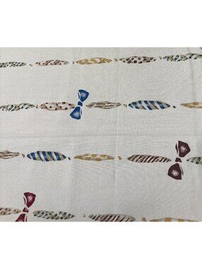 Heartstring Stripes Fabric Cotton 25" x 44" Bow Candy Print Donna K. Hrkman (199